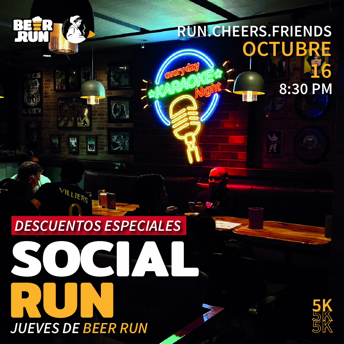 Salida Semanal: Jueves de Beer Run host Dorita 🔥