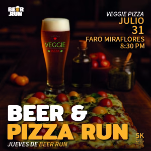Salida Semanal: Jueves 31 de julio host Veggie Pizza