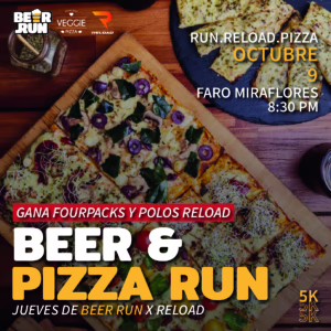 Salida Semanal: Jueves 09 de octubre presentada por Reload en Veggie Pizza