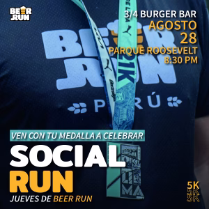 Salida Semanal: Jueves 28 de agosto host 3/4 Burger Bar
