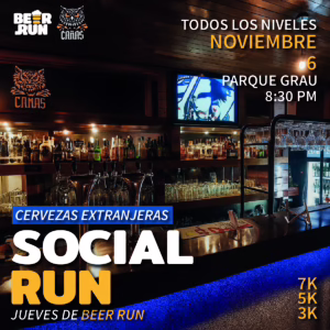 Salida Semanal: Jueves de Beer Run host Cañas