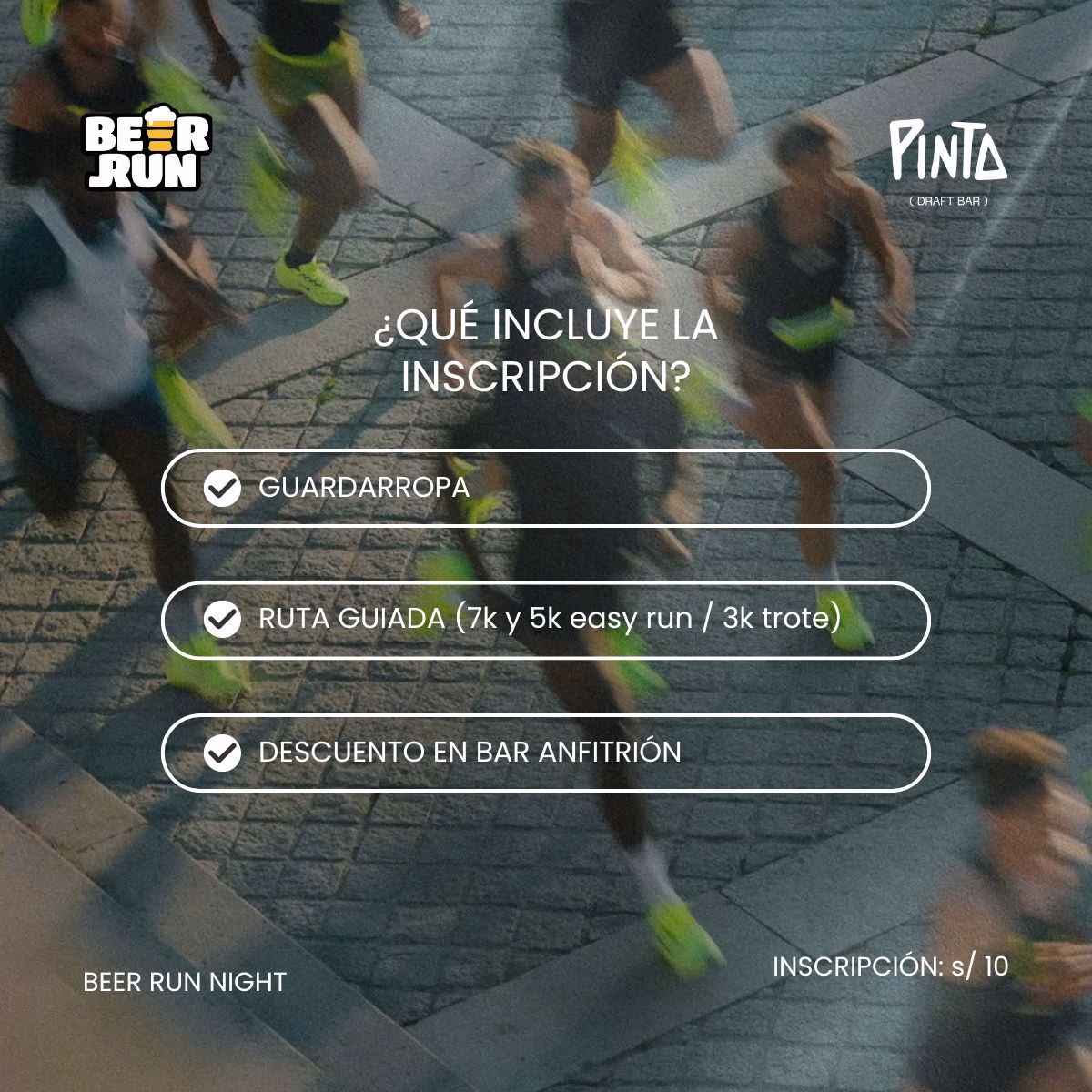 Beer Run Nigth host Pinta Draft Bar - Imagen 2