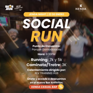 Jenga Beer Run Night host Kenda Casual Bar