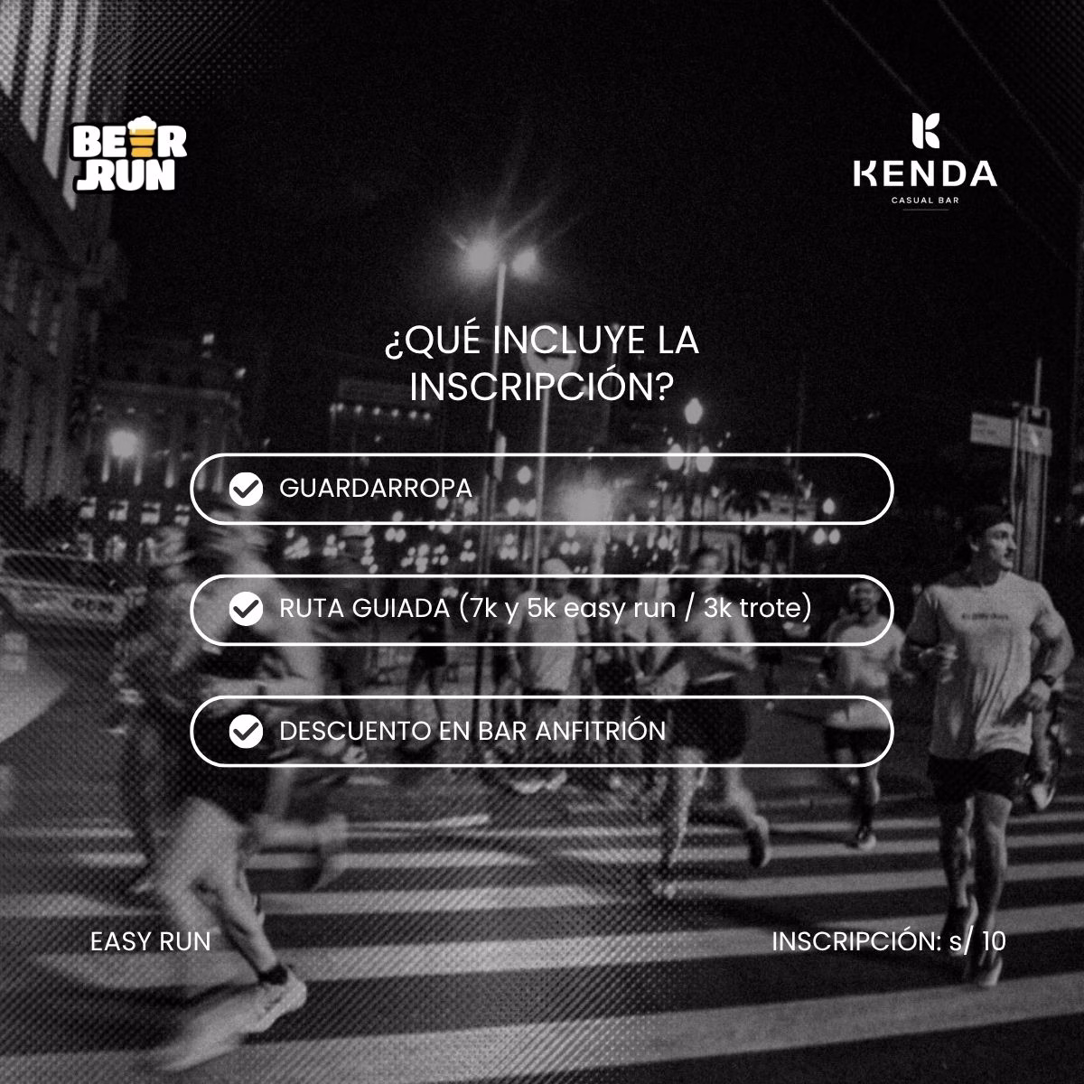 Jueves de Beer Run host Kenda Casual Bar - Imagen 2