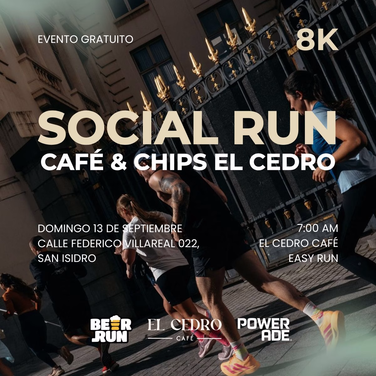 Social Run: Café & Chips El Cedro
