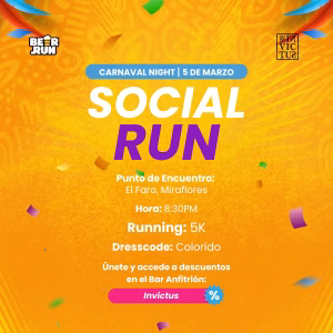 Beer Run Carnaval Nigth host Invictus