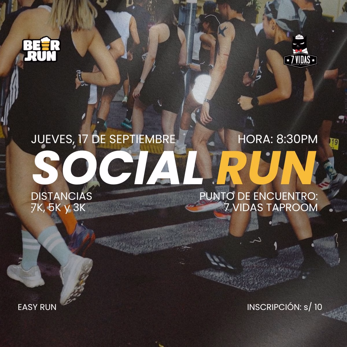 Jueves de Beer Run host 7 Vidas Taproom