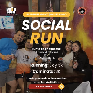 Beer Run Night host La Tapadita
