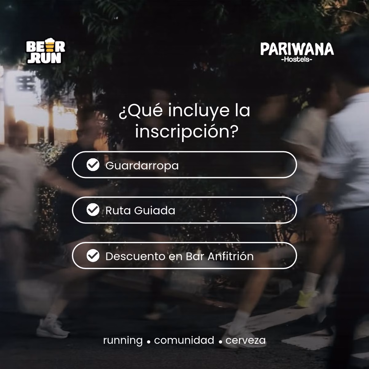 Jueves de Beer Run host Pariwana Hostels - Imagen 2