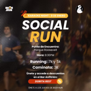 Karaoke Beer Run Nigth host Dorita Rest