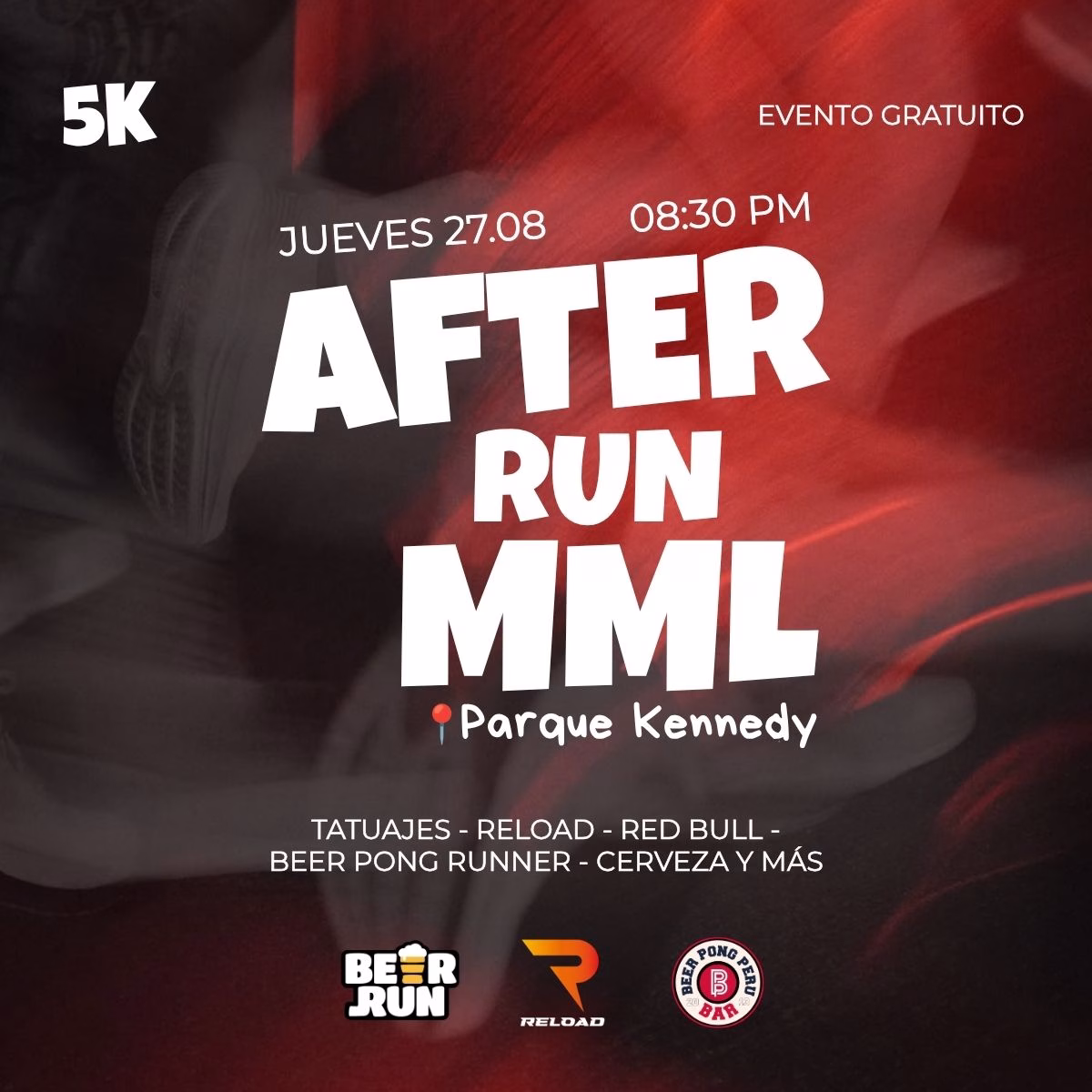 After Run MML host Beer Pong